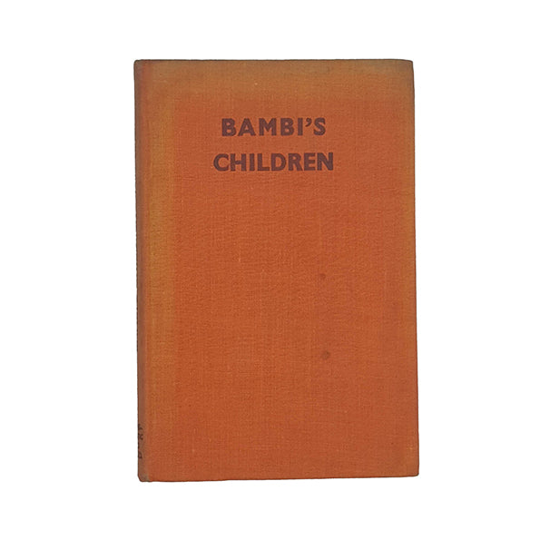 Bambi's Children by Felix Salten - Transatlantic Arts, 1944