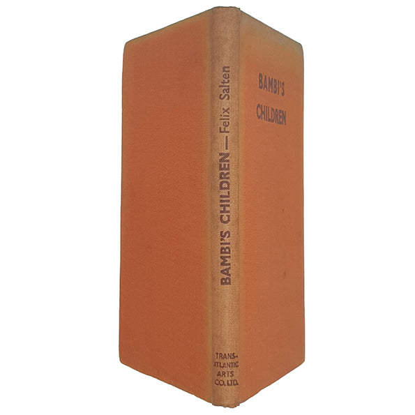 Bambi's Children by Felix Salten - Transatlantic Arts, 1944