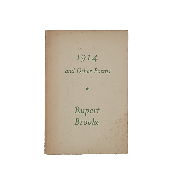 1914 and Other Poems by Rupert Brooke - Faber, 1944