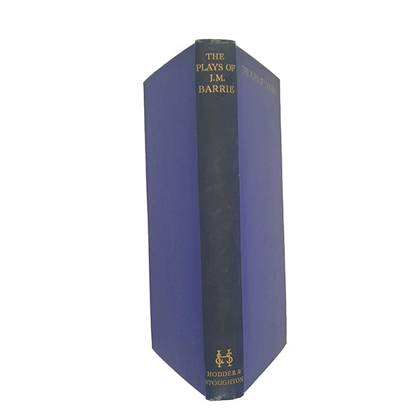 The Plays of J. M. Barrie in One Volume - Hodder, 1936