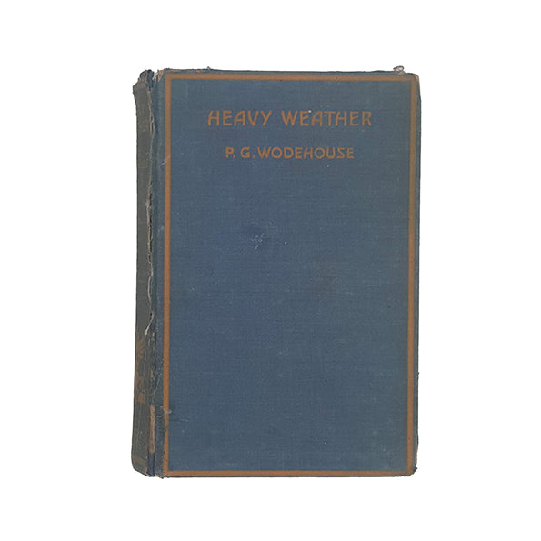 Heavy Weather by P. G. Wodehouse - 1st Edition, Herbert Jenkins, 1933