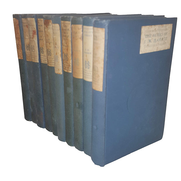 J. M. Barrie Collected Works - 10 Books, c.1928 (Includes Peter Pan)