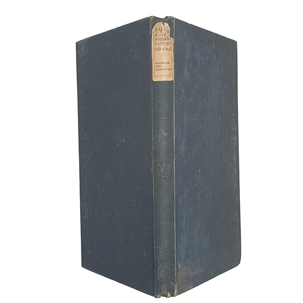 1914 and Other Poems by Rupert Brooke - Sidgwick and Jackson, 1920