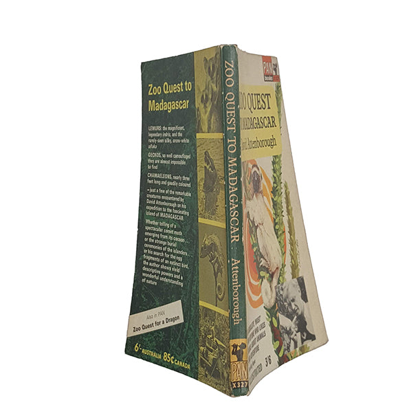 Zoo Quest to Madagascar by David Attenborough - Pan Books, 1961