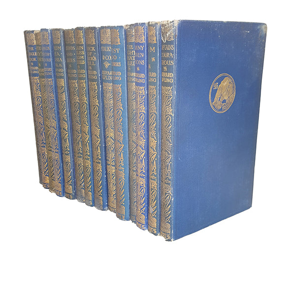 Rudyard Kipling Collected Works - Macmillan, c.1920 (14 Books)