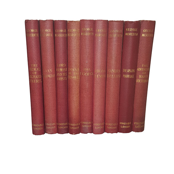 George Meredith Collected Works, 1909 (9 Books)