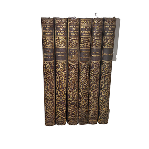 Bernard Shaw Collected Works - Constable, 1926 (6 Books)