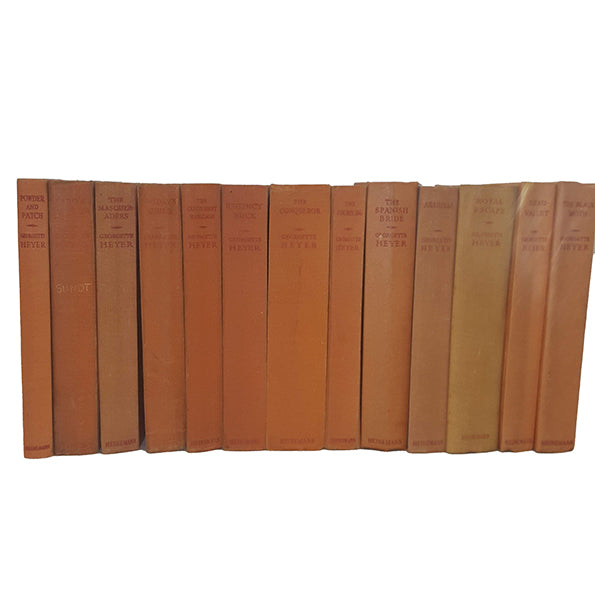 Georgette Heyer Collected Works - 13 Orange Books, 1945-55