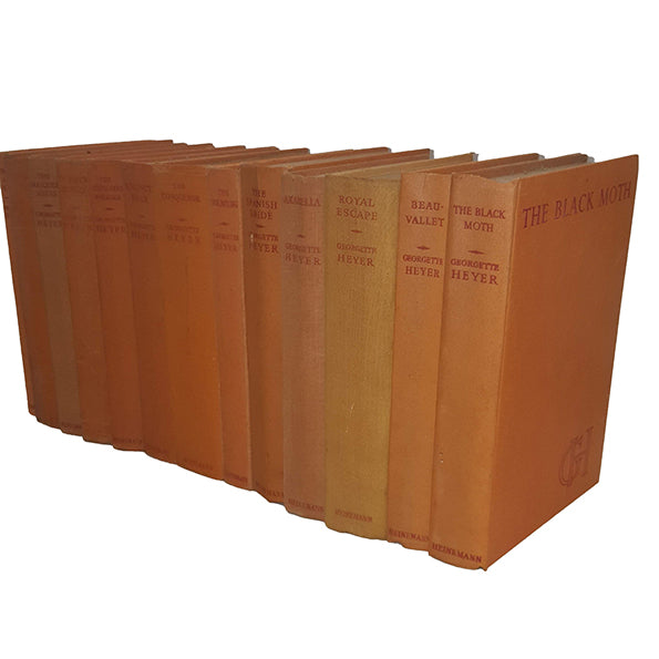 Georgette Heyer Collected Works - 13 Orange Books, 1945-55