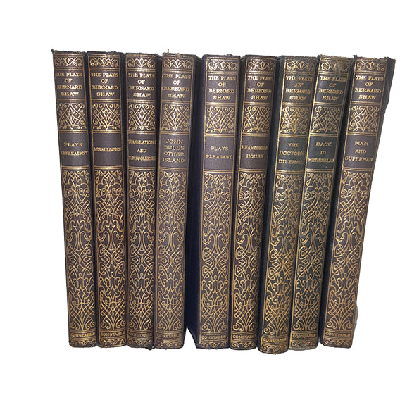 Bernard Shaw Collected Works - Constable, 1926 (10 Books)