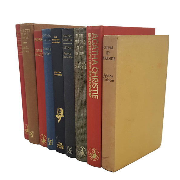 Agatha Christie Collected Works (9 Books) Includes 1st Editions.