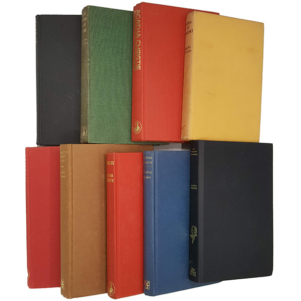 Agatha Christie Collected Works (9 Books) Includes 1st Editions.