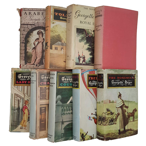 Georgette Heyer Collected Works (9 Books) 5 1st Editions.