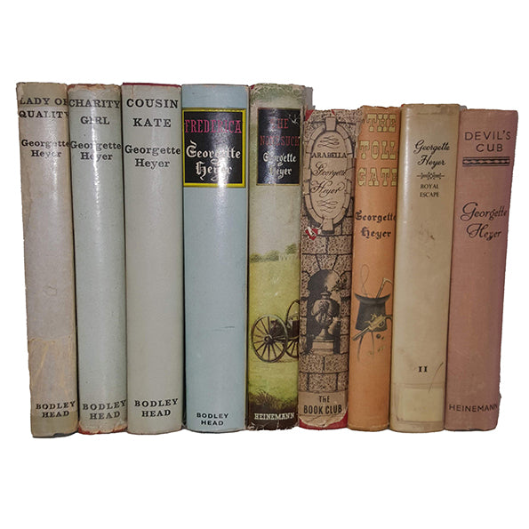 Georgette Heyer Collected Works (9 Books) 5 1st Editions.