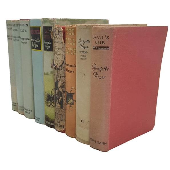 Georgette Heyer Collected Works (9 Books) 5 1st Editions.