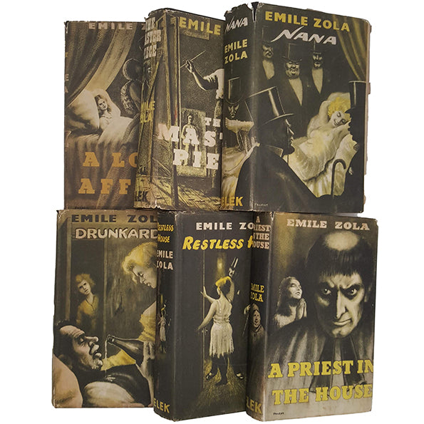 Emile Zola Collected Works (6 Books) - Elek, 1956-8