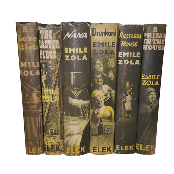 Emile Zola Collected Works (6 Books) - Elek, 1956-8