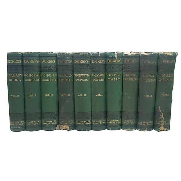 Charles Dickens&#39; Collected Works - Chapman and Hall, 1875 (10 Books)