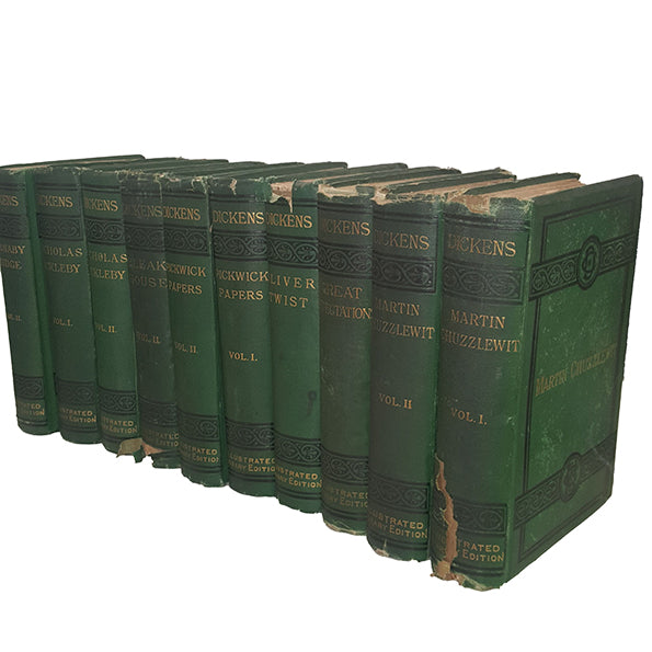 Charles Dickens&#39; Collected Works - Chapman and Hall, 1875 (10 Books)
