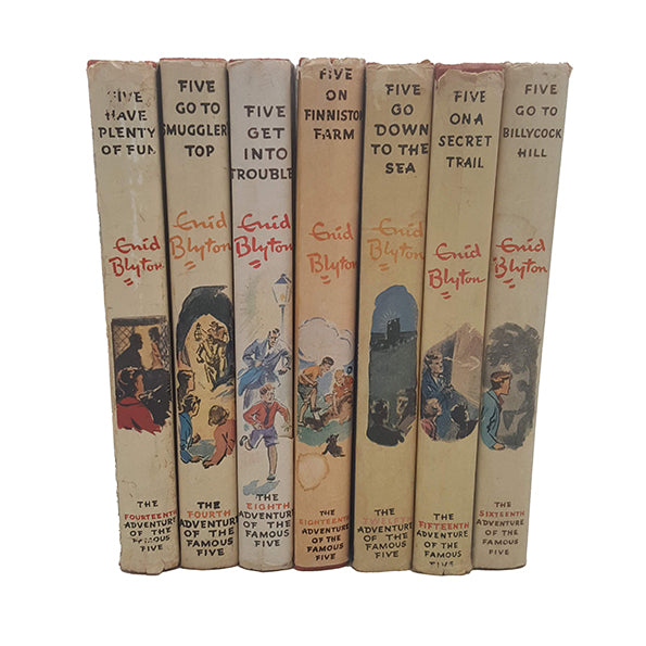 Enid Blyton's Famous Five Series - Hodder, c.1950s (7 Books)