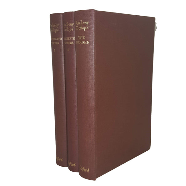 Anthony Trollope&#39;s The Warden and Barchester Towers - Oxford, 1952-3 (3 Books)