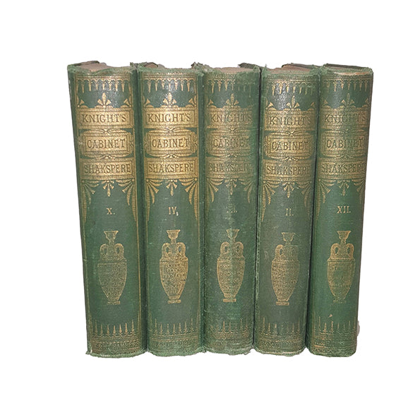 The Works of Shakespeare - Knight's Cabinet Editions (5 Books)