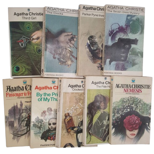 Agatha Christie Vintage Paperback Collection, c.1970 (9 Books)