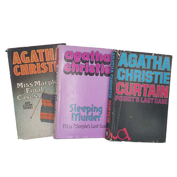 Agatha Christie's Curtain, Sleeping Murder and Miss Marple's Final Cases (3 Books)