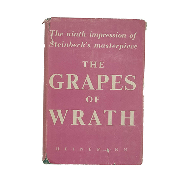 The Grapes of Wrath by John Steinbeck - Heinemann, 1948