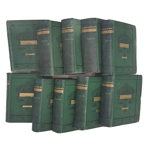 The Dramatic Works of William Shakespeare, Vols. I-X - Bell, 1883 (10 Books)