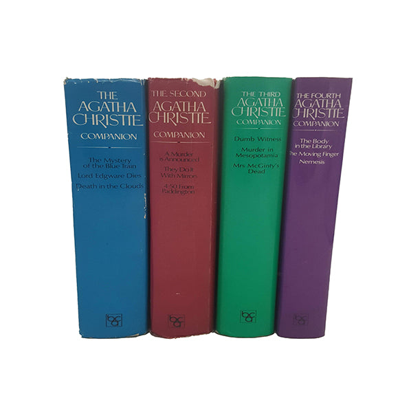 The Agatha Christie Companions 1-4 - BCA, 1980s (4 Books)