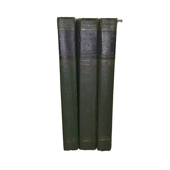 William Shakespeare's Comedies, Tragedies, Histories and Poems - Olive Classics, 1961 (3 Green Books)