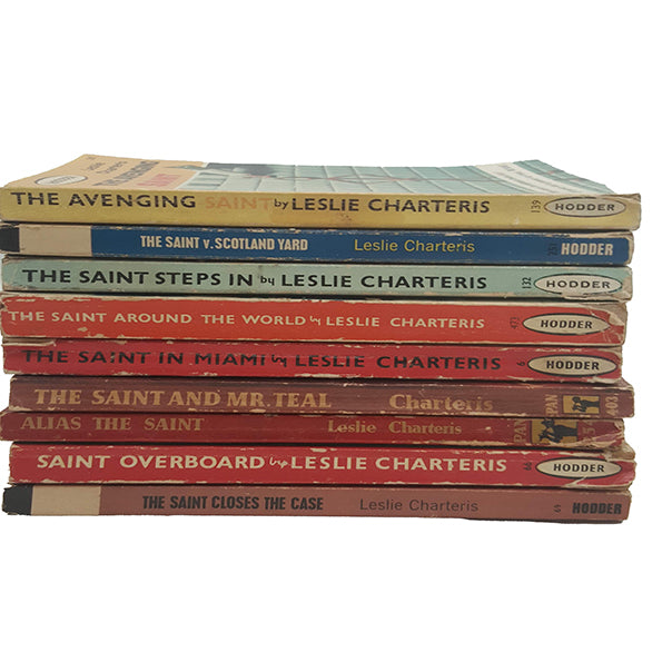 Leslie Charteris' The Saint Books - Pan, 1950s (9 Books)