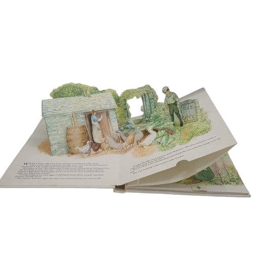 The Jemima Puddle-Duck Pop-Up Book by Beatrix Potter - BCA, 1985