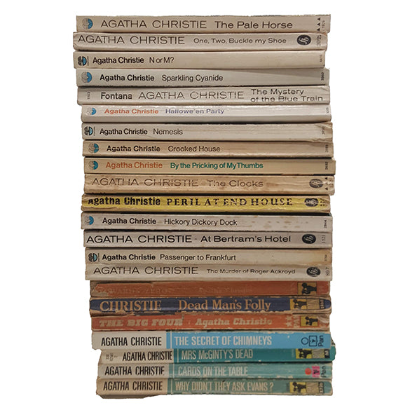 Agatha Christie Vintage Paperback Collection, c.1970 (22 Books)