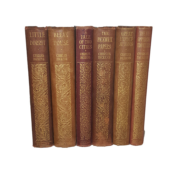 Charles Dickens Illustrated Pocket Books - Collins, c.1907 (6 Books)