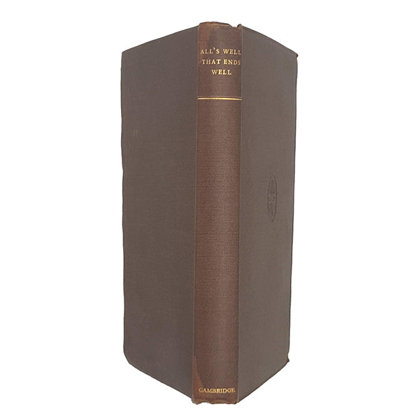 All's Well That Ends Well by William Shakespeare - Cambridge, 1929