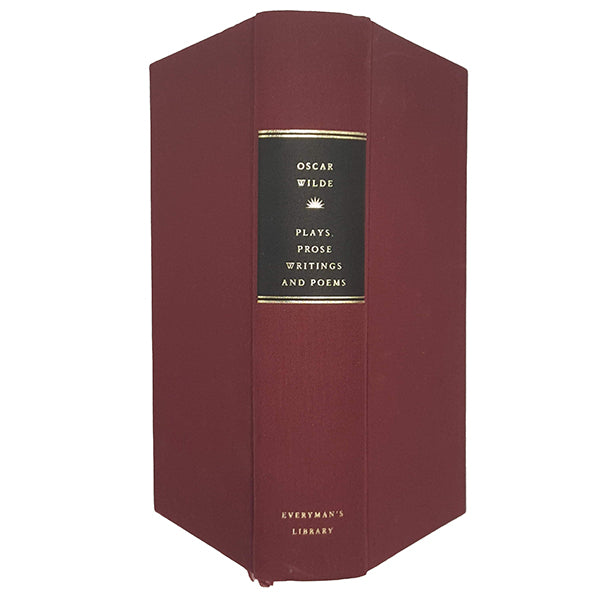 Oscar Wilde’s Plays, Prose Writings and Poems - Everyman's Library, 1991