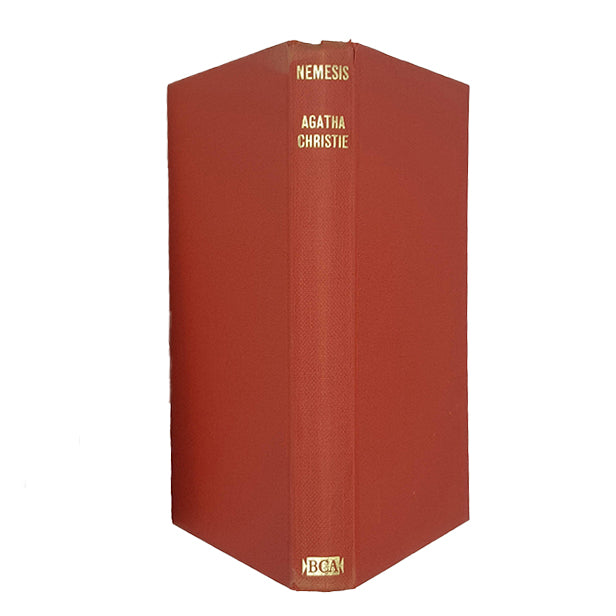 Agatha Christie's Nemesis - BCA, 1972