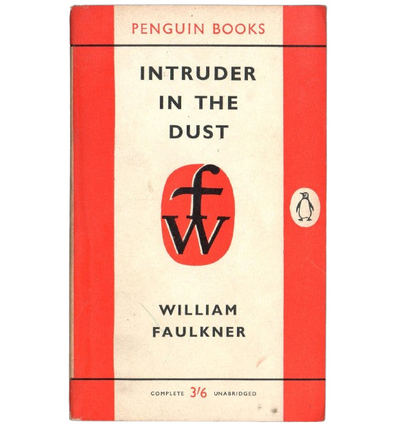 Intruder in the Dust by William Faulkner - Penguin, Vertical Stripe