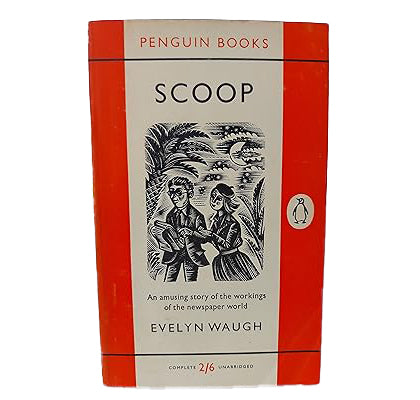 Scoop by Evelyn Waugh - Penguin Vertical Stripe
