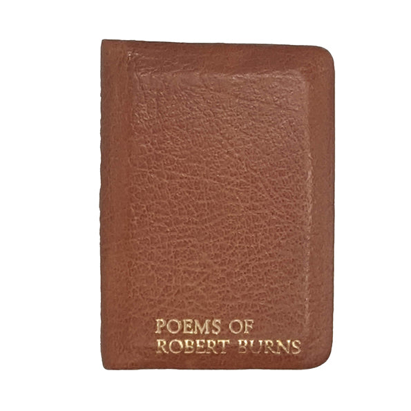 Poems of Robert Burns - Miniature Brown Book