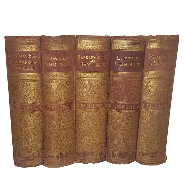 Charles Dickens' Collected Works - Belford, 1885 (10 Books)