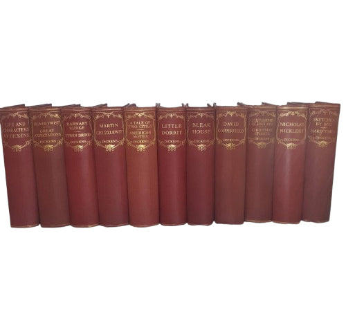 Charles Dickens' Collected Works - Odhams (11 Red Books)