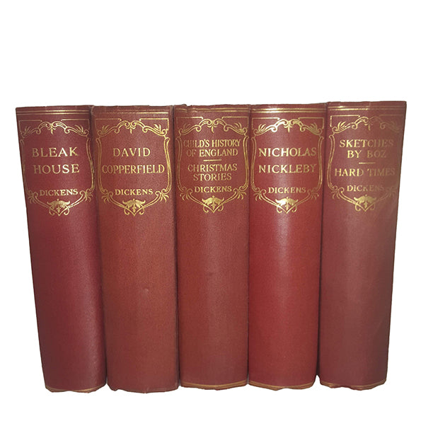 Charles Dickens' Collected Works - Odhams (11 Red Books)
