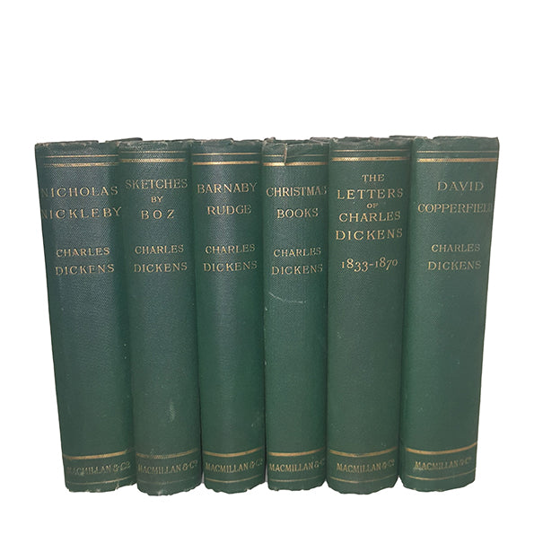 Charles Dickens' Collected Works - Illustrated, Macmillan, 1892 (12 Books)