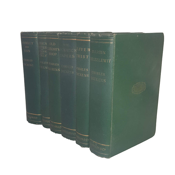 Charles Dickens' Collected Works - Illustrated, Macmillan, 1892 (12 Books)