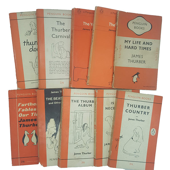James Thurber Penguin Collection (10 Books)