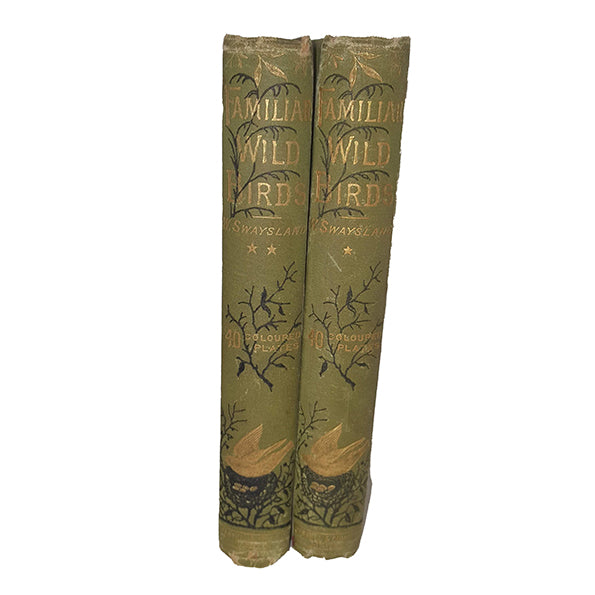 Familiar Wild Birds Volumes 1-2 by W. Swaysland - Cassell, 1883 (2 Books)