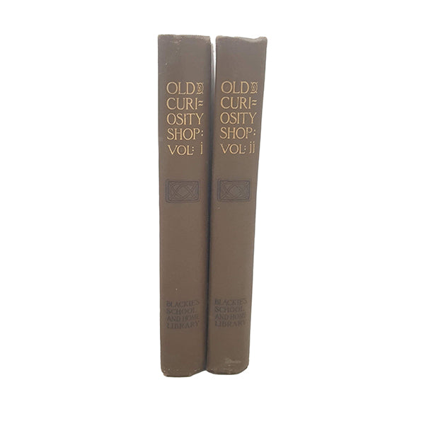 Charles Dickens The Old Curiosity Shop in 2 Volumes - Blackie, 1894 (2 Books)
